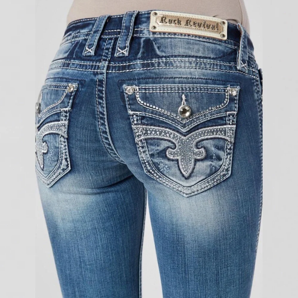 ROCK REVIVAL Greer Boot Stretch Jean Size 24 - Picture 1 of 11